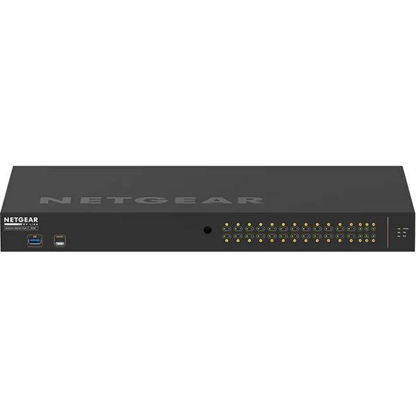 netgear gsm4230p-100eus switch di rete gestito l2/l3 gigabit ethernet (10/100/1000) supporto power over (poe) 1u nero [gsm4230p-100eus]