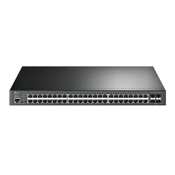 tp-link jetstream tl-sg3452p switch di rete gestito l2/l3 gigabit ethernet (10/100/1000) supporto power over (poe) 1u nero [tl-sg3452p]