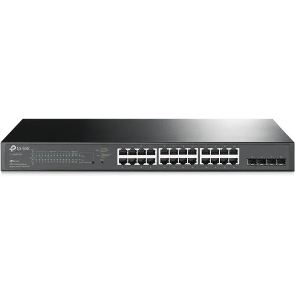 tp-link jetstream tl-sg2428p switch di rete gestito l2/l2+ gigabit ethernet (10/100/1000) supporto power over (poe) 1u nero [tl-sg2428p]