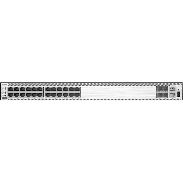 huawei switch di rete  s5731-s24p4x gestito l3 gigabit ethernet (10/100/1000) supporto power over (poe) 1u nero, argento [02353ahx-003]