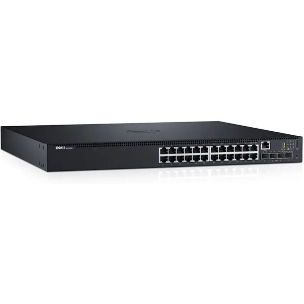 dell switch di rete  n1524p gestito l3 gigabit ethernet (10/100/1000) supporto power over (poe) 1u nero [210-aevy]