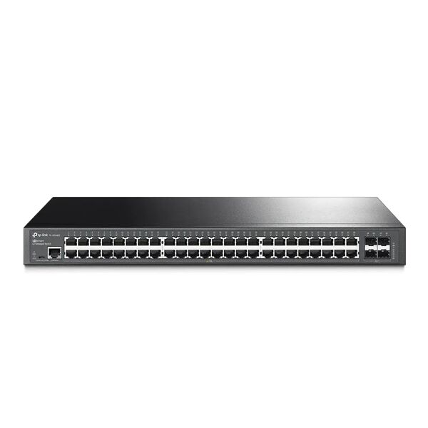 tp-link jetstream tl-sg3452 switch di rete gestito l2 gigabit ethernet (10/100/1000) 1u nero [tl-sg3452]