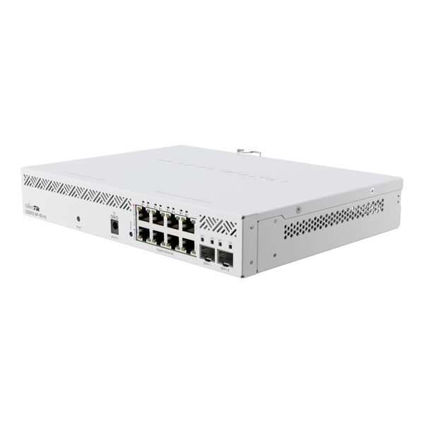 mikrotik css610-8p-2s+in switch di rete gestito gigabit ethernet (10/100/1000) supporto power over (poe) bianco [css610-8p-2s+in]