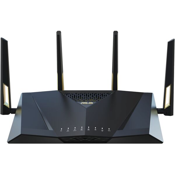 asus rt-ax88u pro router wireless multi-gigabit ethernet dual-band (2.4 ghz/5 ghz) nero [90ig0820-mu9a00]