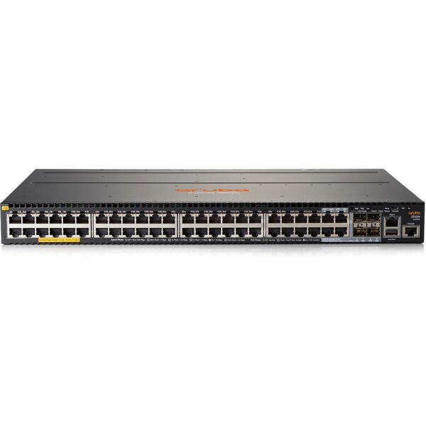 hp switch di rete  aruba 2930m 48g poe+ 1-slot gestito l3 gigabit ethernet (10/100/1000) grigio 1u supporto power over (poe) [jl322a]