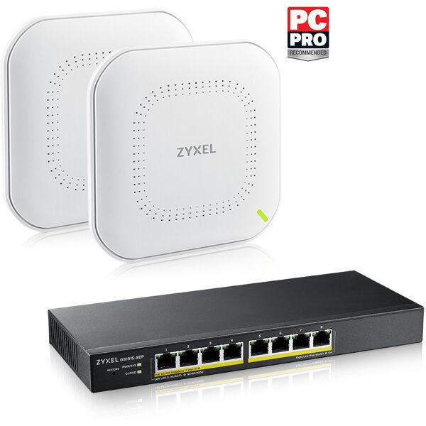 zyxel switch di rete  gs1915-8ep gestito l2 gigabit ethernet (10/100/1000) supporto power over (poe) nero [gs1915-8ep-eu0102f]