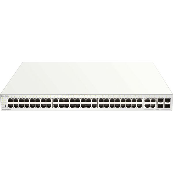 d-link dbs-2000-52mp switch di rete gestito l2 gigabit ethernet (10/100/1000) supporto power over (poe) grigio [dbs-2000-52mp]