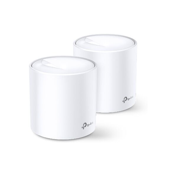 tp-link deco x20 (2-pack) dual-band (2.4 ghz/5 ghz) wi-fi 5 (802.11ac) bianco interno [deco 2pk]