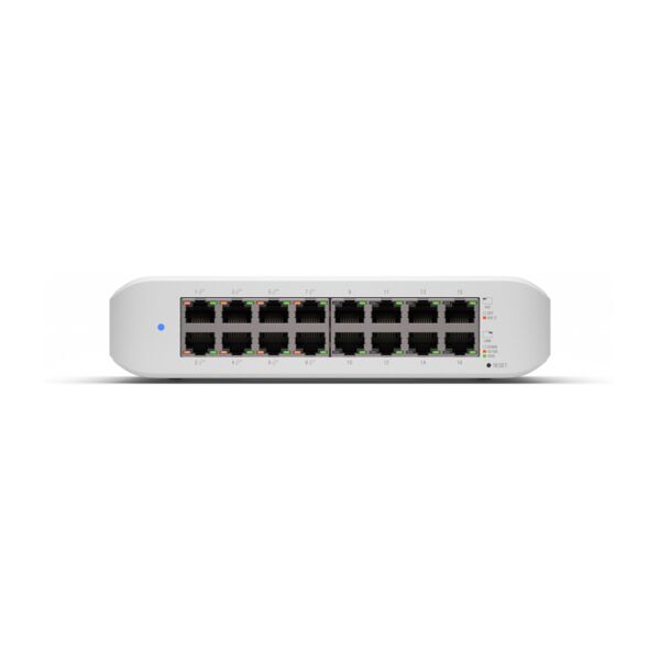 ubiquiti switch di rete  unifi lite 16 poe l2 gigabit ethernet (10/100/1000) supporto power over (poe) bianco [usw-lite-16-poe-eu]