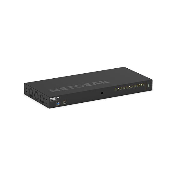 netgear switch di rete  m4250-10g2xf-poe+ gestito l2/l3 gigabit ethernet (10/100/1000) supporto power over (poe) 1u nero [gsm4212px-100eus]