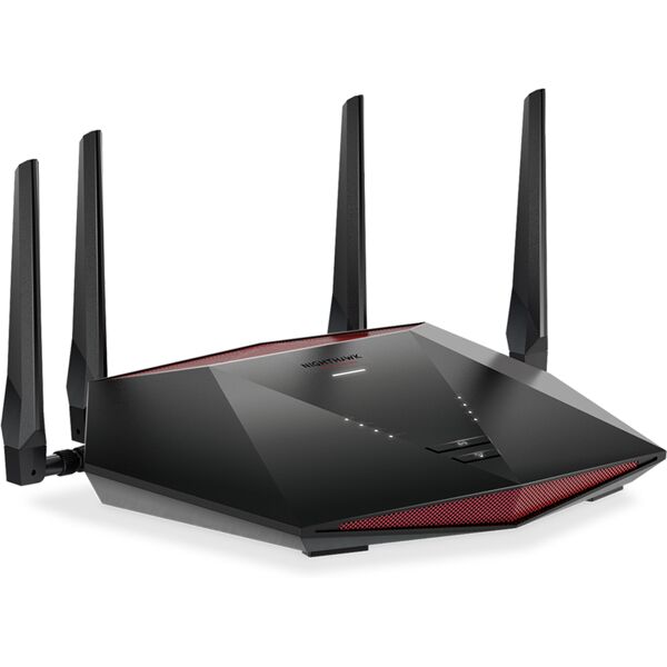 netgear nighthawk xr1000 wifi 6 gaming router router wireless gigabit ethernet dual-band (2.4 ghz/5 ghz) nero [xr1000-100eus]