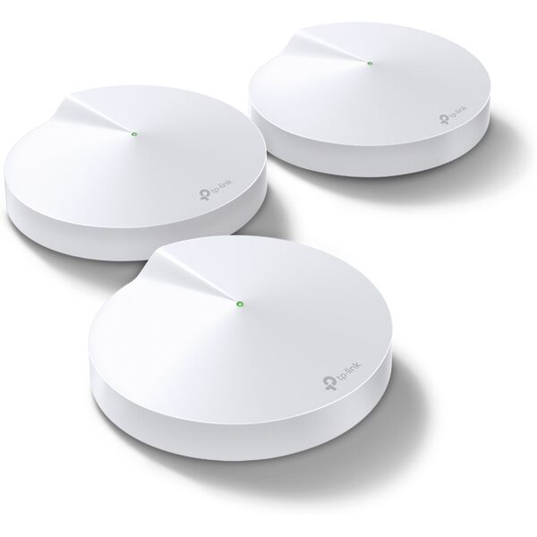 tp-link deco m5(3-pack) dual-band (2.4 ghz/5 ghz) wi-fi 5 (802.11ac) bianco 2 interno [deco m5 (3-pack)]