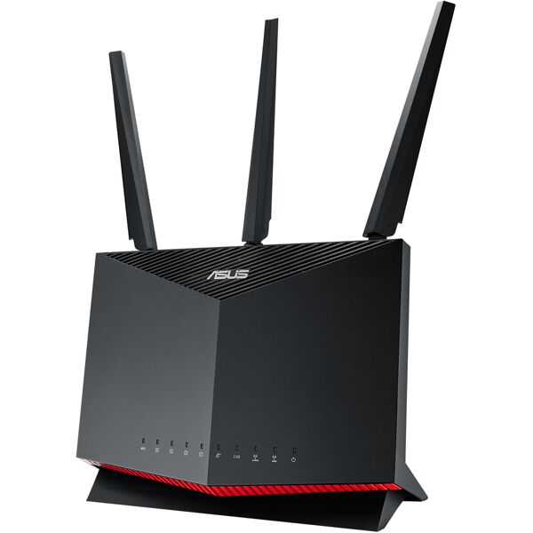 asus rt-ax86s router wireless gigabit ethernet dual-band (2.4 ghz/5 ghz) nero [90ig05f0-mo3a00]