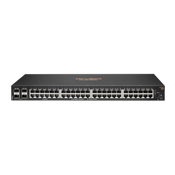 hp switch di rete aruba 6000 48g 4sfp gestito l3 gigabit ethernet (10/100/1000) 1u [r8n86a#abb]