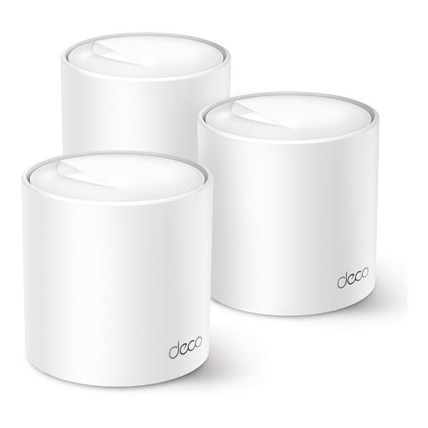 tp-link deco x50 (3-pack) dual-band (2.4 ghz/5 ghz) wi-fi 6 (802.11ax) bianco interno [deco x50(3-pack)]