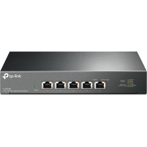 tp-link tl-sx105 switch di rete non gestito 10g ethernet (100/1000/10000) nero [tl-sx105]