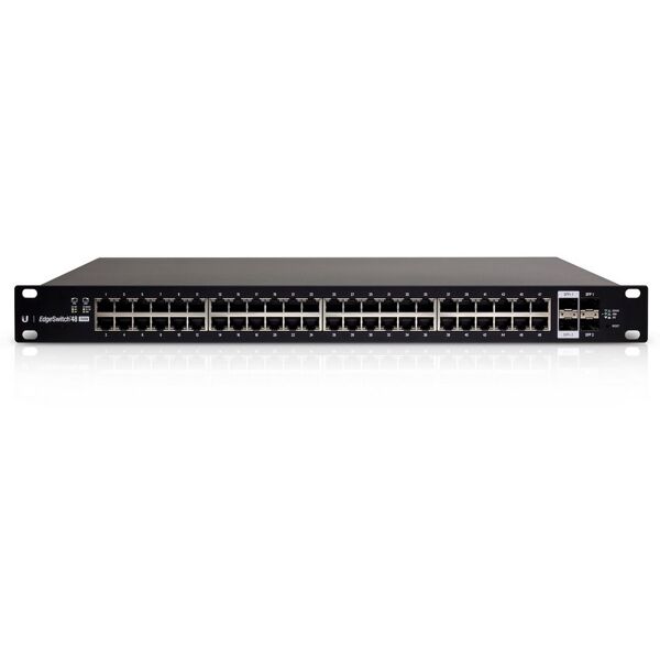 ubiquiti networks es-48-500w switch di rete gestito l2/l3 gigabit ethernet (10/100/1000) nero 1u supporto power over (poe) [es-48-500w eu]