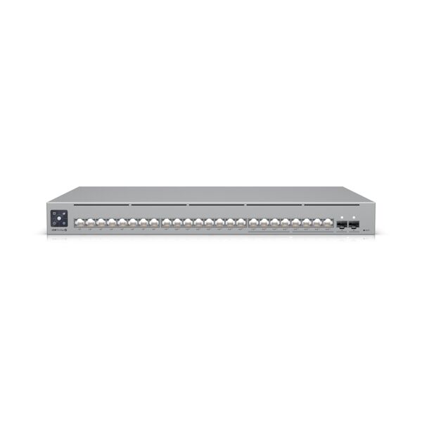 ubiquiti switch di rete  pro max 24 poe gestito l3 gigabit ethernet (10/100/1000) supporto power over (poe) grigio [usw-pro-max-24-poe-e]