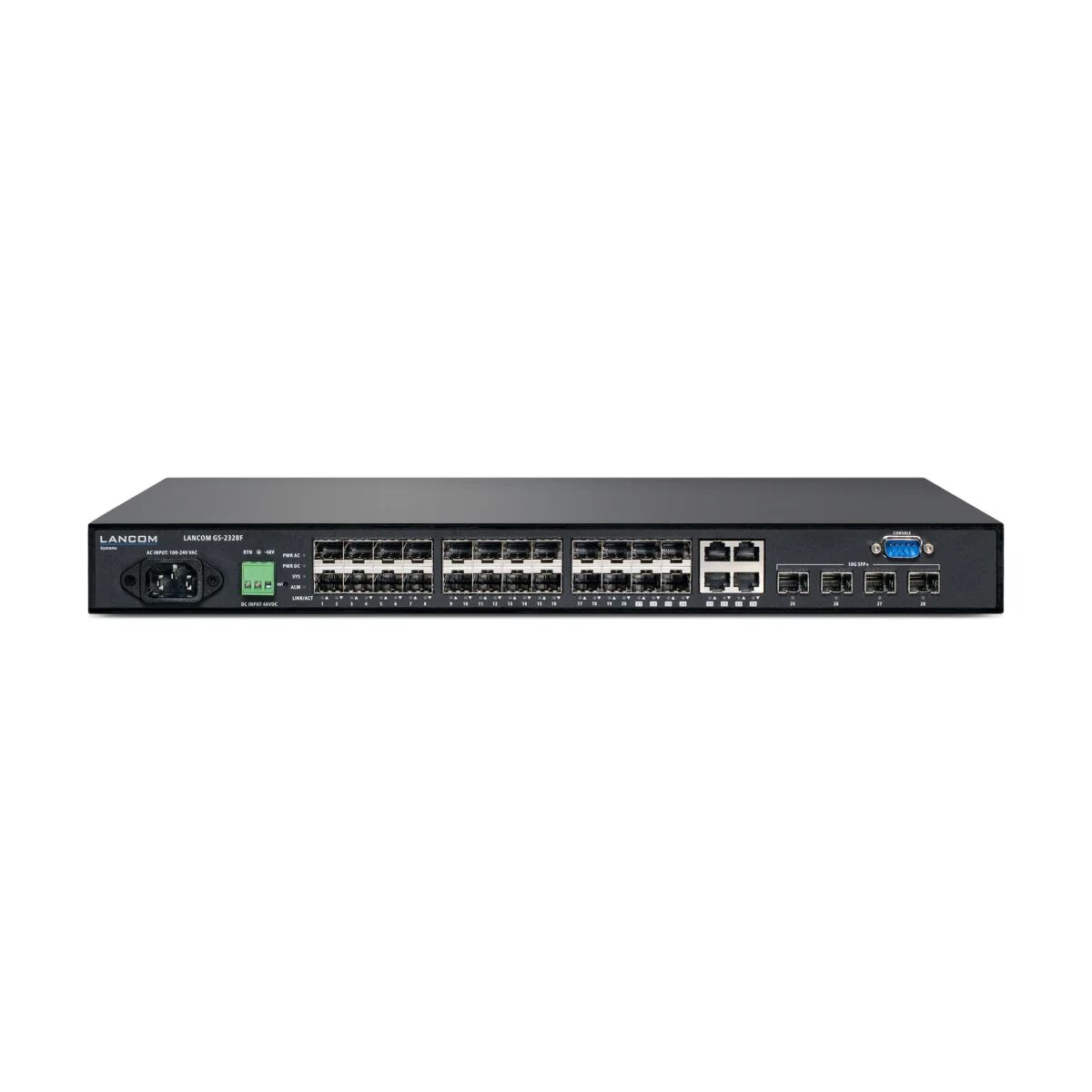 lancom systems switch di rete  gs-2328f gestito l3 gigabit ethernet (10/100/1000) 1u nero [61446]