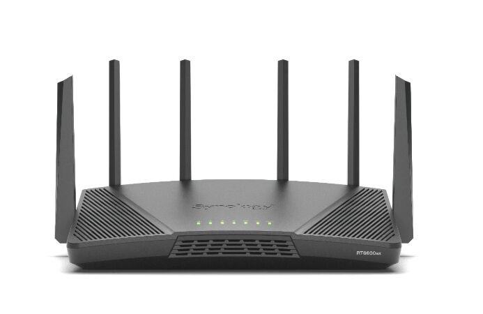 synology rt6600ax router wifi6 1xwan 3xgbe 1x2.5gb router wireless banda tripla (2.4 ghz/5 ghz) nero [rt6600ax]