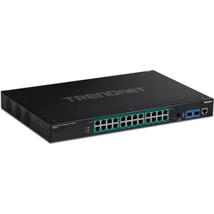 Trendnet Switch Di Rete Ti-rp262i Gestito Gigabit Ethernet (10/100/1000) Supporto Power Over (poe) 1u Nero [ti-rp262i]