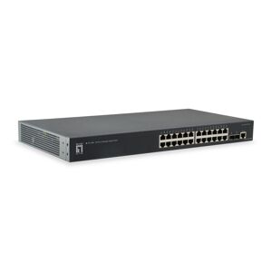 Levelone Gtl-2661 Switch Di Rete Gestito L2 Gigabit Ethernet (10/100/1000) Nero [gtl-2661]