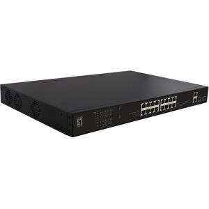 Levelone Fgp-2031 Switch Di Rete Non Gestito Fast Ethernet (10/100) Supporto Power Over (poe) 1u Nero [fgp-2031]