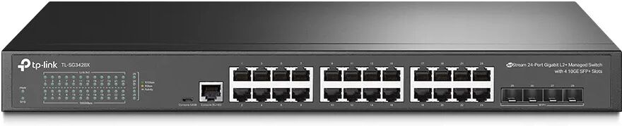 TP-Link JetStream TL-SG3428X switch di rete Gestito L2+/L3 Gigabit Ethernet (10/100/1000) 1U Nero [TL-SG3428X]