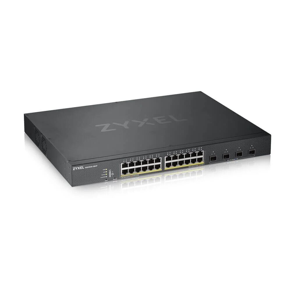 Zyxel Switch di rete  XGS1930-28HP Gestito L3 Gigabit Ethernet (10/100/1000) Supporto Power over (PoE) Nero [XGS1930-28HP-EU0101F]