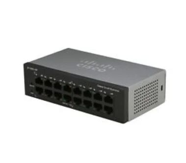 Cisco Systems Switch di rete  Small Business SF110D-16HP Non gestito L2 Fast Ethernet (10/100) Supporto Power over (PoE) 1U Nero [SF110D-16HP-EU]
