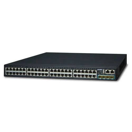PLANET SGS-6341-48T4X switch di rete Gestito L3 Gigabit Ethernet (10/100/1000) 1U Nero [SGS-6341-48T4X]