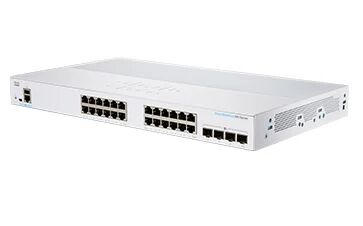 Cisco Systems CBS350-24T-4G-EU switch di rete Gestito L2/L3 Gigabit Ethernet (10/100/1000) Argento [CBS350-24T-4G-EU]