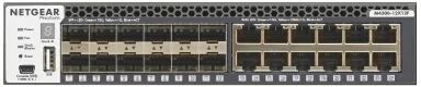 Netgear Switch di rete  M4300-12X12F Gestito L2/L3 10G Ethernet (100/1000/10000) 1U Nero [XSM4324S-100NES]