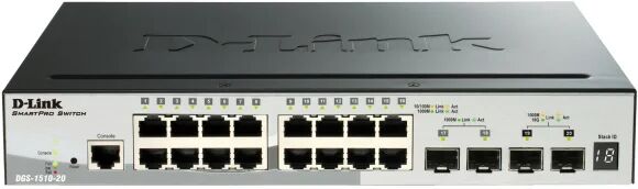 D-Link Switch di rete  DGS-1510 Gestito L3 Gigabit Ethernet (10/100/1000) Supporto Power over (PoE) Nero [DGS-1510-52XMP]