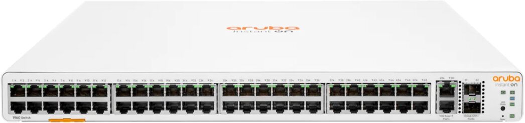 Aruba Switch di rete  Instant On 1960 48G 2XGT 2SFP+ Gestito L2+ Gigabit Ethernet (10/100/1000) 1U Bianco [JL808A]