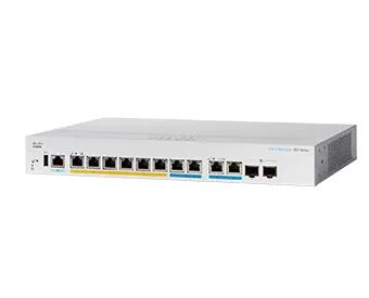 Cisco Systems Switch di rete  CBS350 Gestito L3 Gigabit Ethernet (10/100/1000) Supporto Power over (PoE) 1U Nero, Grigio [CBS350-8MGP-2X-EU]