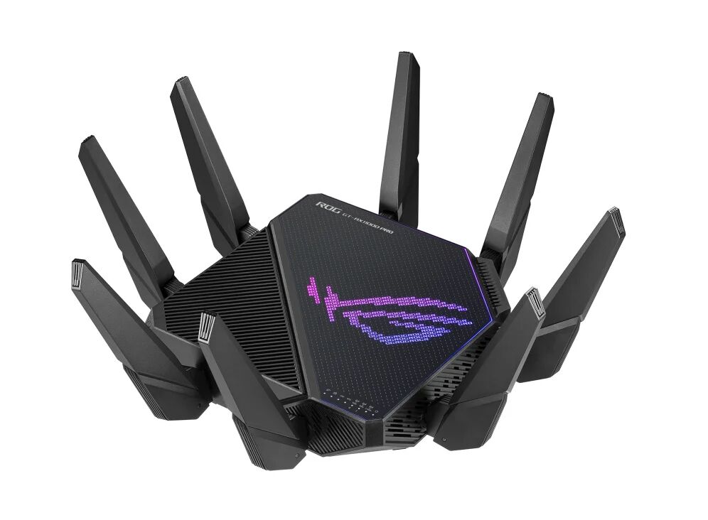 Asus ROG Rapture GT-AX11000 Pro router wireless Gigabit Ethernet Banda tripla (2.4 GHz/5 GHz) Nero [90IG0720-MU2A00]