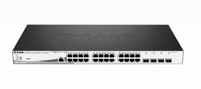 D-Link DGS-1210-28MP/E switch di rete Gestito L2 Gigabit Ethernet (10/100/1000) Supporto Power over (PoE) 1U Nero, Grigio [DGS-1210-28MP/E]