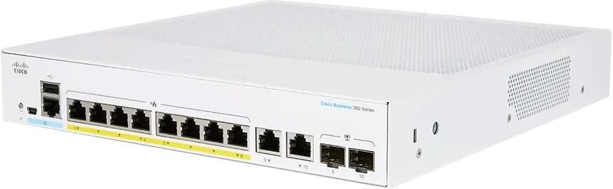 Cisco Systems CBS250-8FP-E-2G-EU switch di rete Gestito L2/L3 Gigabit Ethernet (10/100/1000) Argento [CBS250-8FP-E-2G-EU]