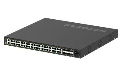 Netgear GSM4248P-100EUS switch di rete Gestito L2/L3/L4 Gigabit Ethernet (10/100/1000) Supporto Power over (PoE) Nero [GSM4248P-100EUS]