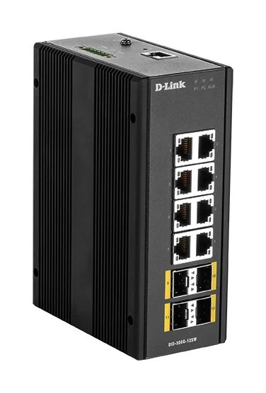 D-Link Switch di rete  DIS‑300G‑12SW Gestito L2 Gigabit Ethernet (10/100/1000) Nero [DIS-300G-12SW]