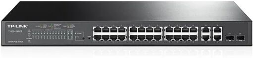 TP-Link JetStream TL-SL2428P switch di rete Gestito L2 Fast Ethernet (10/100) Supporto Power over (PoE) 1U Nero [TL-SL2428P]