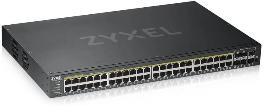 Zyxel Switch di rete  GS1920-48HPV2 Gestito Gigabit Ethernet (10/100/1000) Supporto Power over (PoE) Nero [GS192048HPV2-EU0101F]