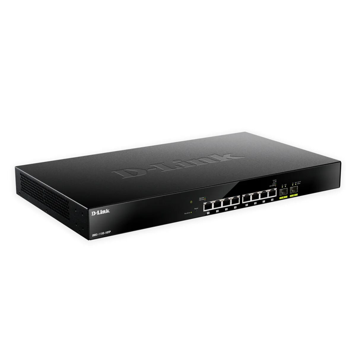 D-Link DMS-1100-10TP switch di rete Gestito L2 2.5G Ethernet (100/1000/2500) Supporto Power over (PoE) 1U Nero [DMS-1100-10TP]