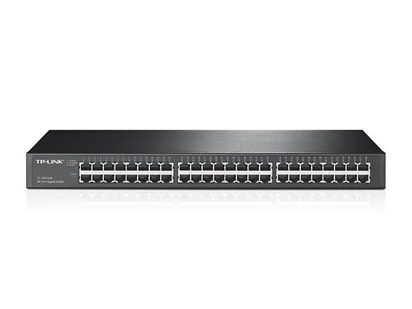 TP-Link Switch di rete  TL-SG1048 Non gestito Gigabit Ethernet (10/100/1000) 1U Nero [TL-SG1048]