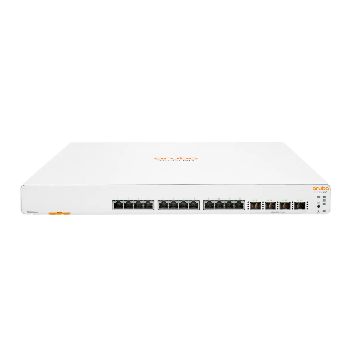 Aruba Switch di rete  Instant On 1960 12XGT 4SFP+ Gestito L2+ 10G Ethernet (100/1000/10000) 1U Bianco [JL805A#ABB]