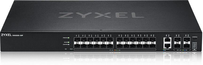 Zyxel Switch di rete  XGS2220-30F Gestito L3 Nero [XGS2220-30F-EU0101F]