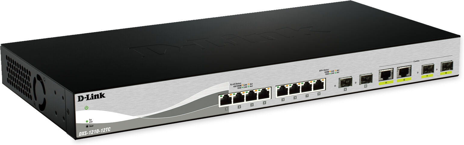 D-Link DXS-1210-12SC switch di rete Gestito L2 1U Nero, Argento [DXS-1210-12SC]