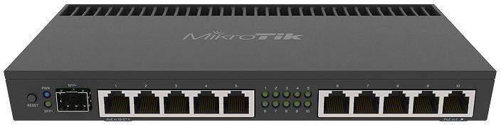 Mikrotik RB4011IGS+RM router cablato Gigabit Ethernet Nero [RB4011IGS+RM]