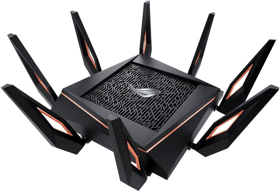 Asus GT-AX11000 router wireless Gigabit Ethernet Banda tripla (2.4 GHz/5 GHz) Nero [90IG04H0-MU9G00]